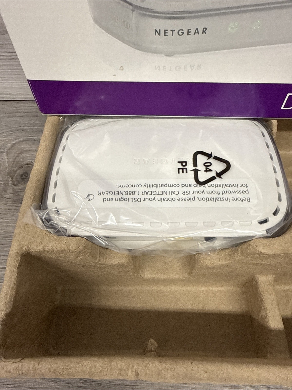 NETGEAR DM111PSP Broadband ADSL2+ Modem – USED – *Missing Filter/Splitter*