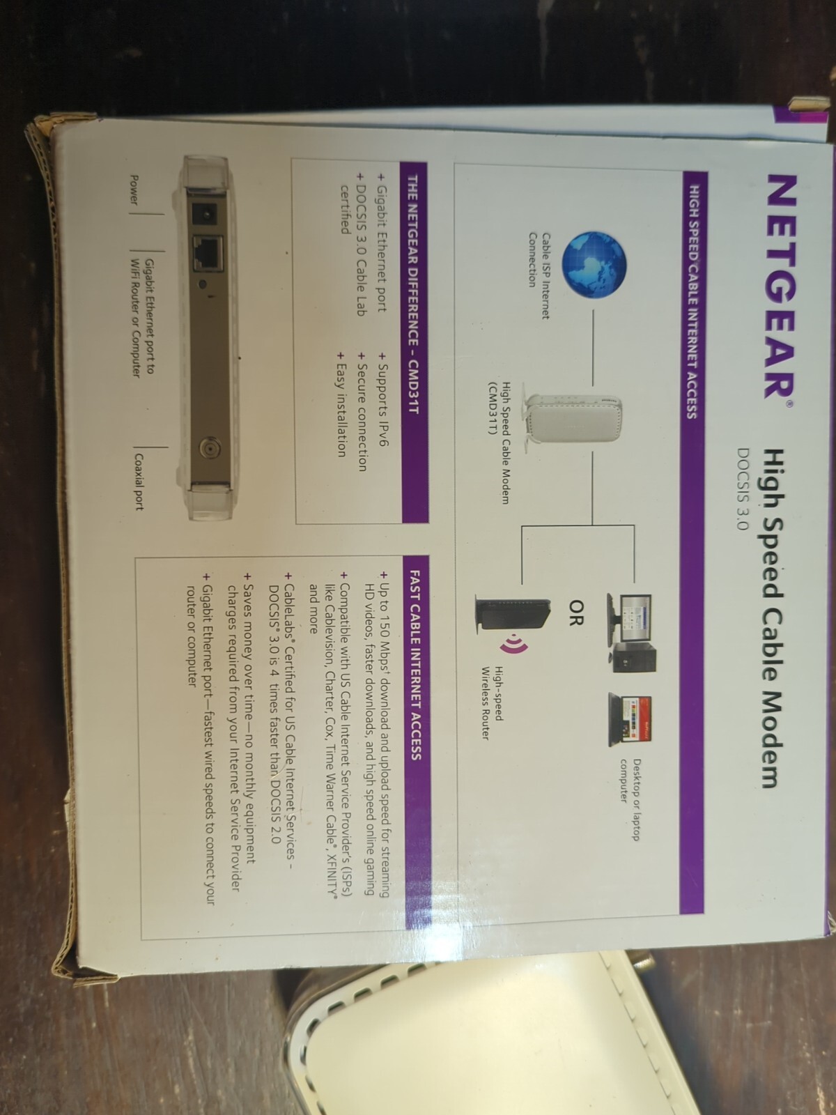 Netgear Highspeed cable modem