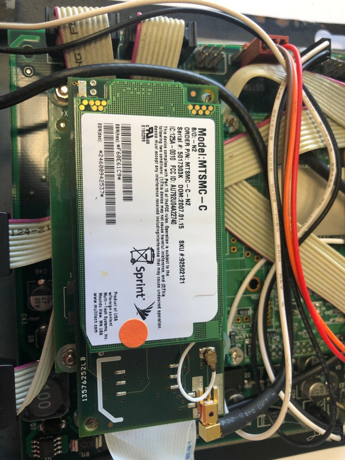 Multi-Tech Systems MTSMC-C-N2 -GST TRACKER DL3