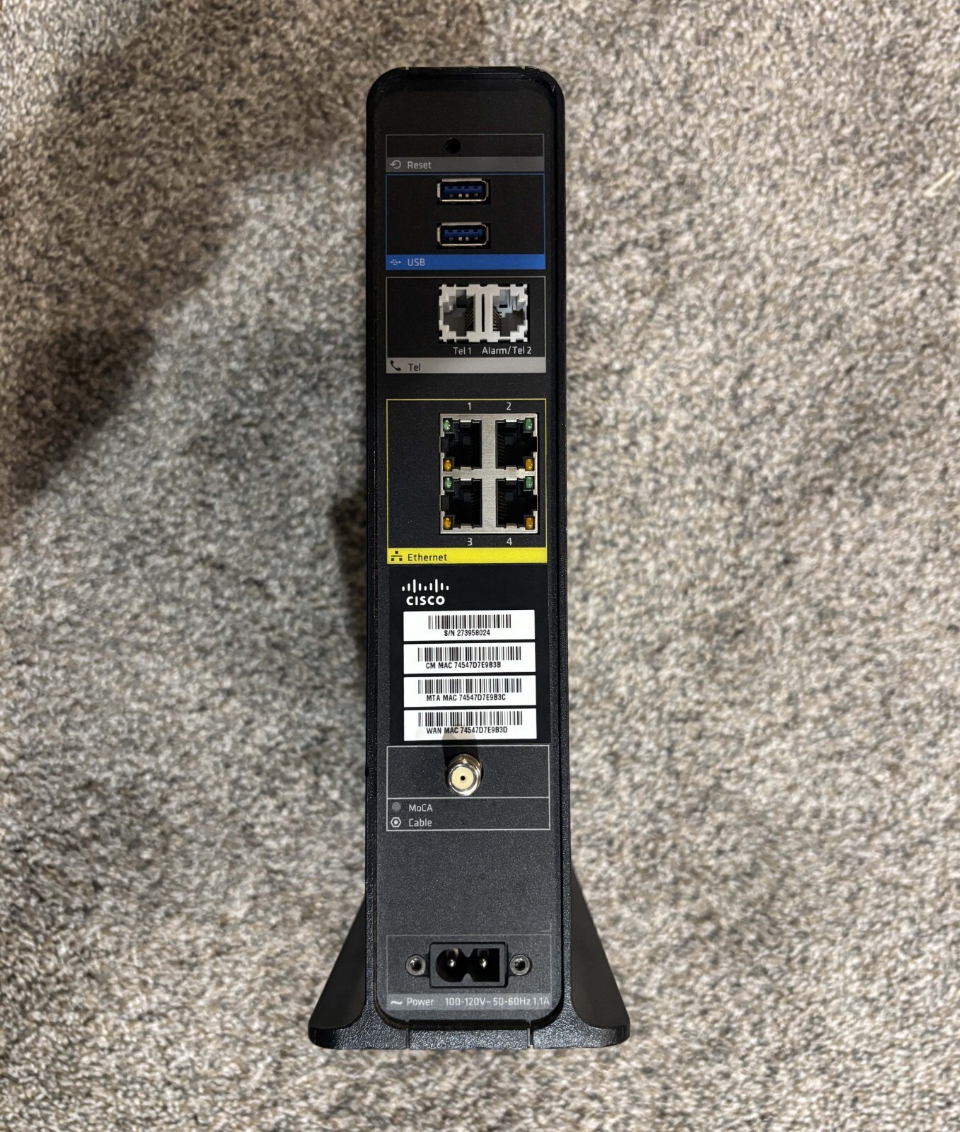 Cisco Comcast DPC3939B Business DOCSIS 3.0 Voice Gateway Modem *AS IS*