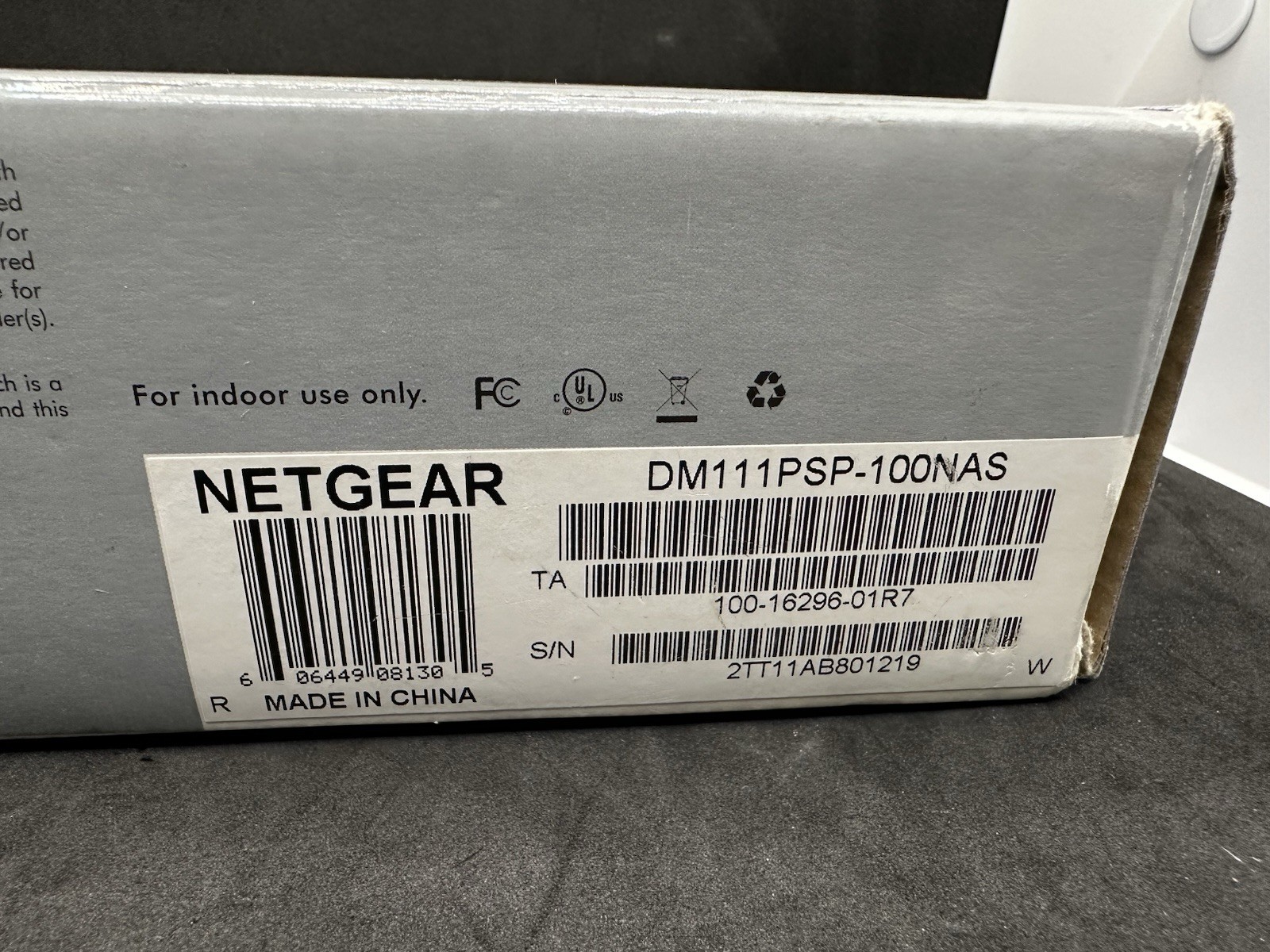 NETGEAR Broadband ADSL2+ Modem DM111PSP DSL Modem Never Used