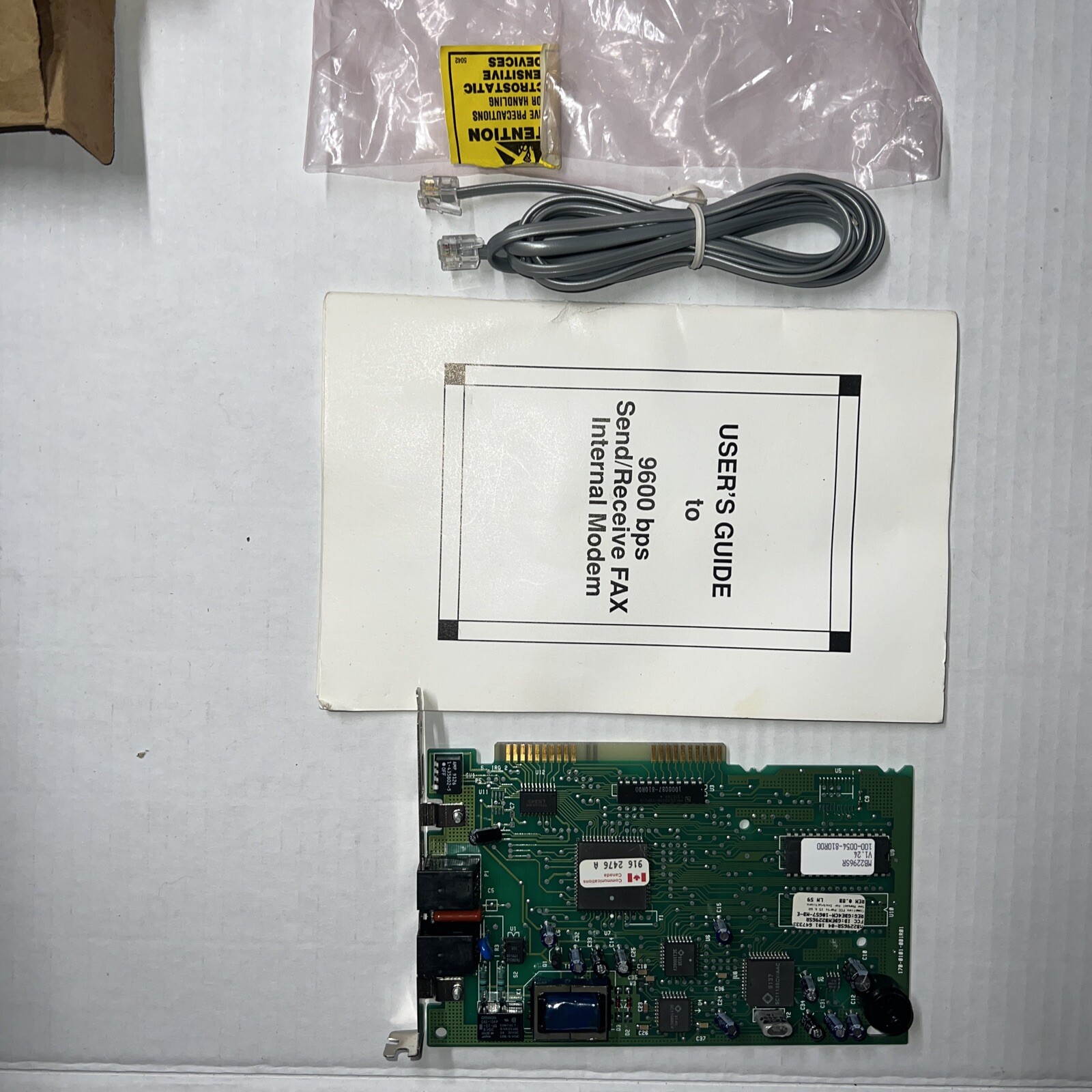 IBM MOD531 2400bps 8-bit ISA 9600/2400 DATA Fax Modem NEW OTHER RARE S180