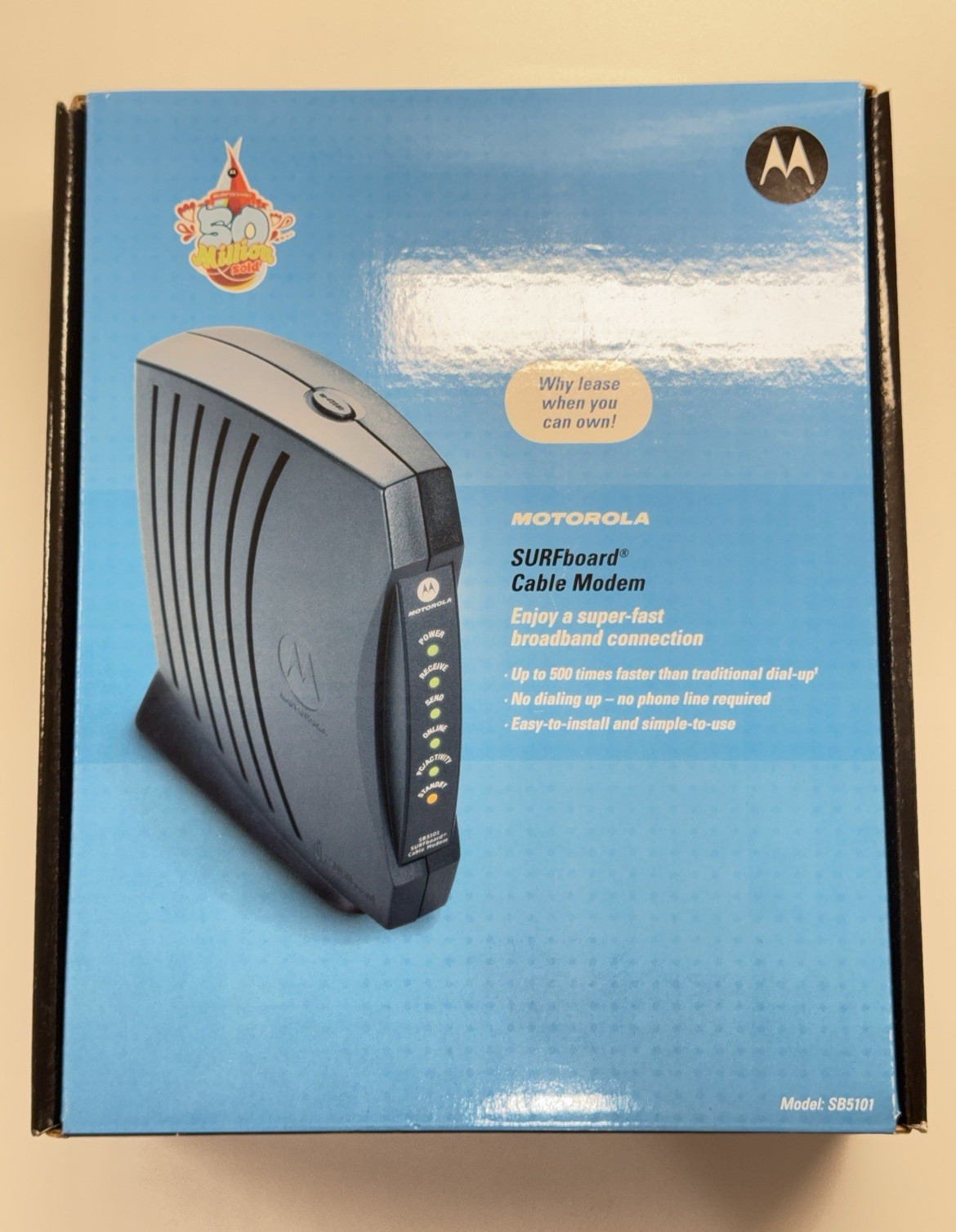 Motorola SB5101 DOCSIS 2.0 Cable Modem with Haxorware (BRAND NEW) Free Shipping