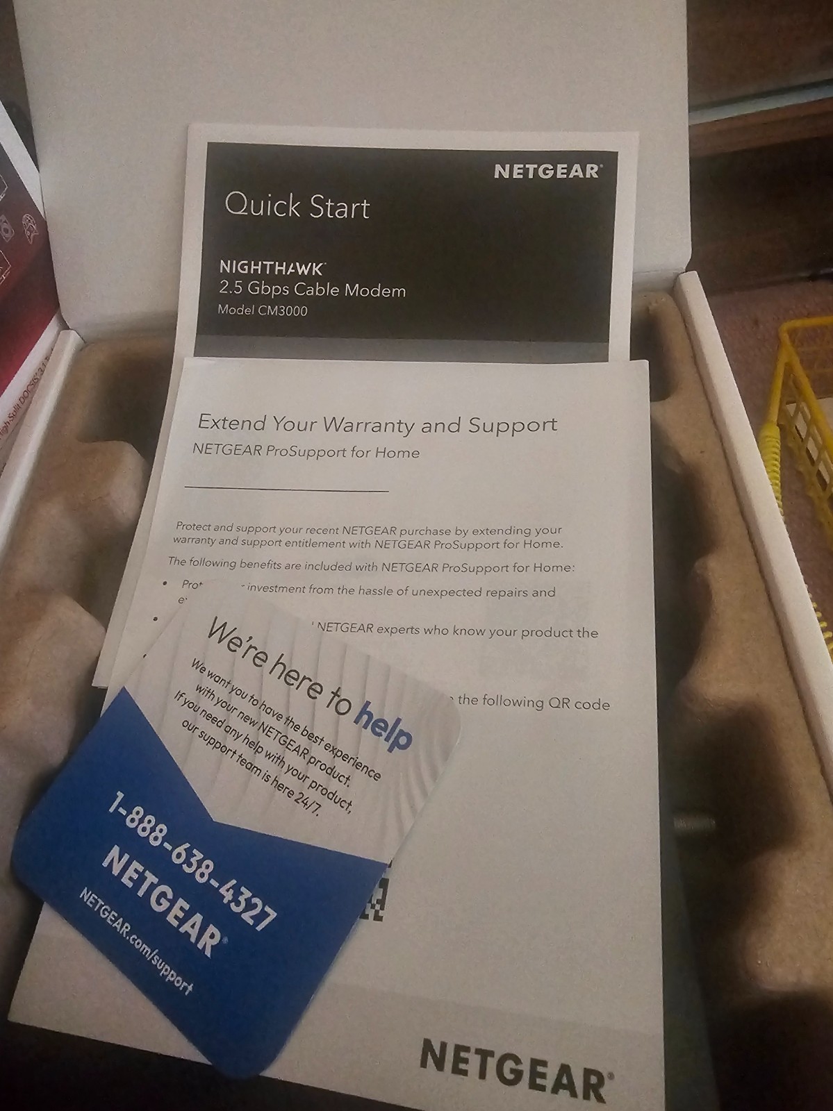 Netgear Nighthawk CM3000 High-Speed DOCSIS 3.1 Mid/High Split 2.5Gb Cable S3