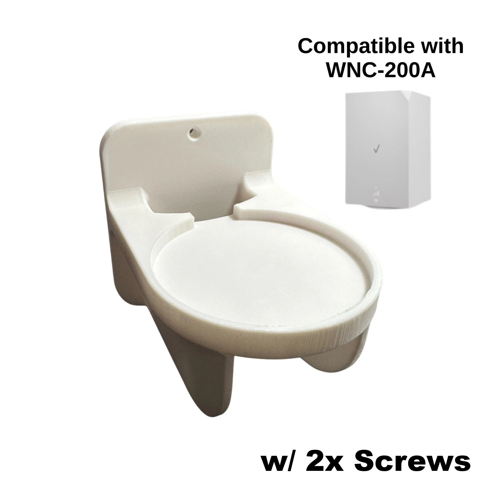Wall Mount Bracket for Verizon Fios Router WNC-CR200A w/ 2x Mounting Screws