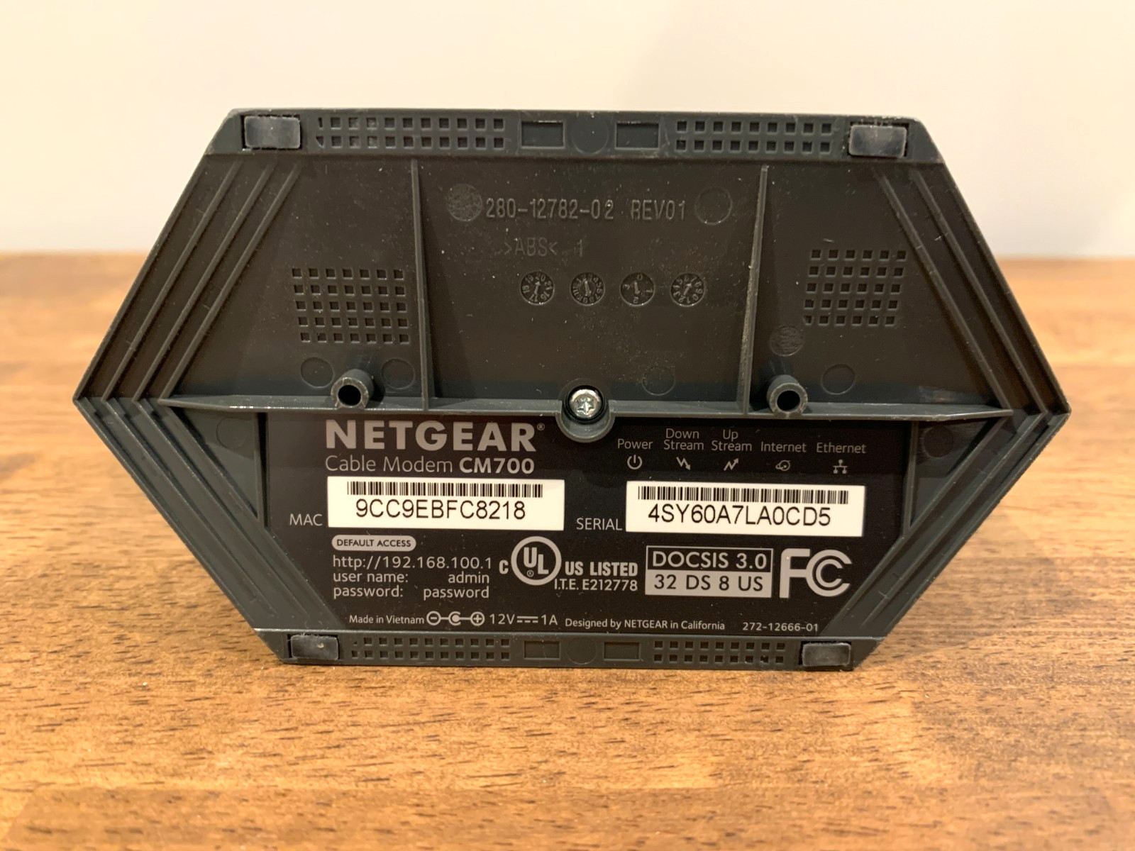 NETGEAR CM700 High Speed Cable Modem
