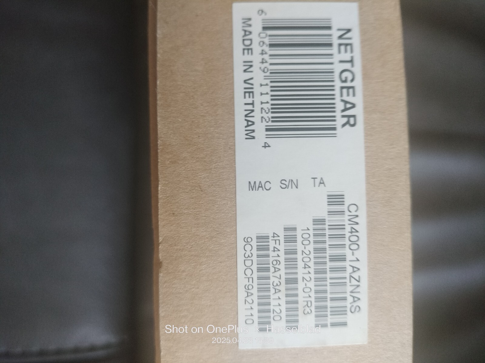 NETGEAR DOCSIS 3.0340Mbps Cable Modem CM400-1AZNAS With Get Started Guide New