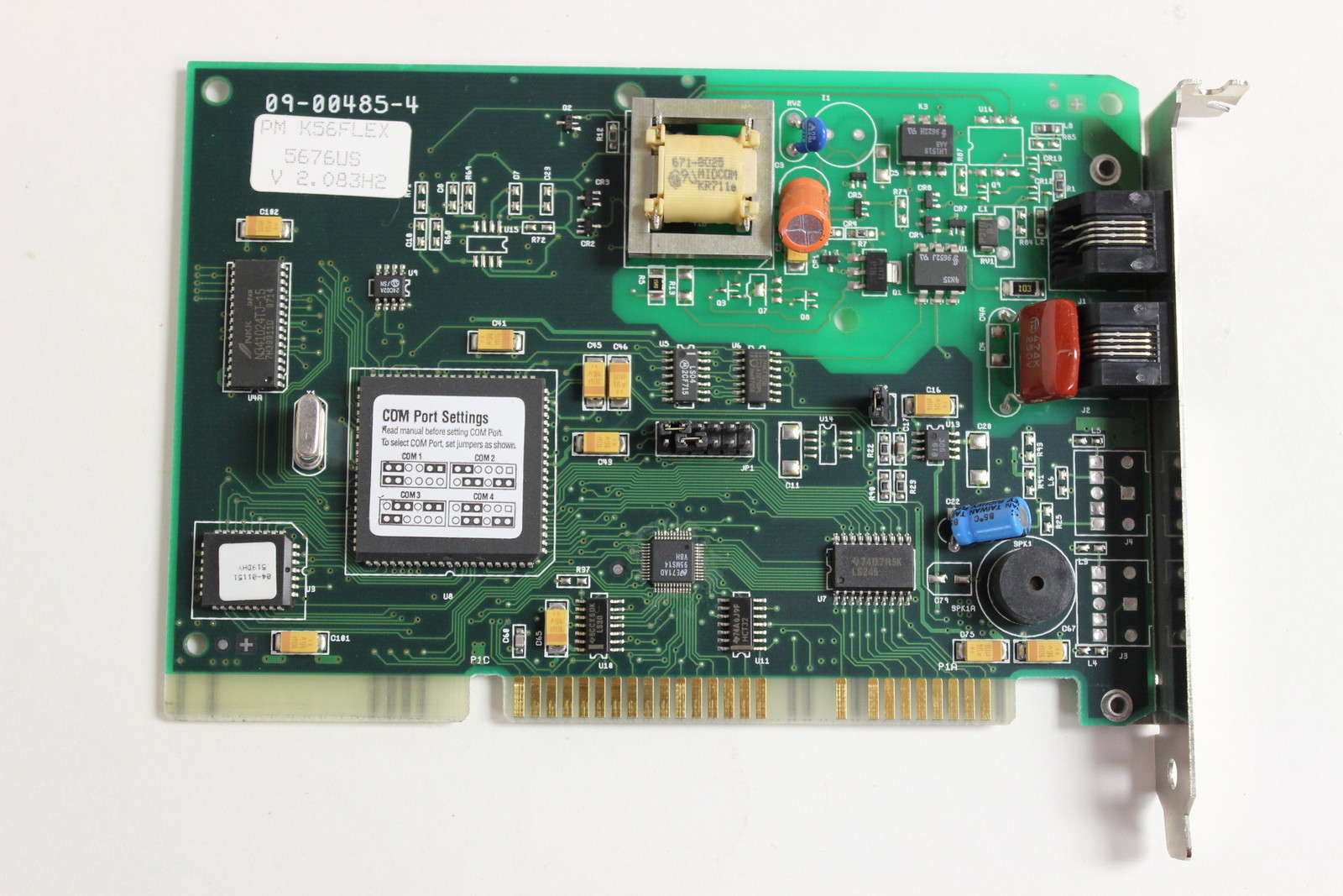 PRACTICAL PERIPHERALS 5676US ISA 56K MODEM PM K56FLEX WITH WARRANTY