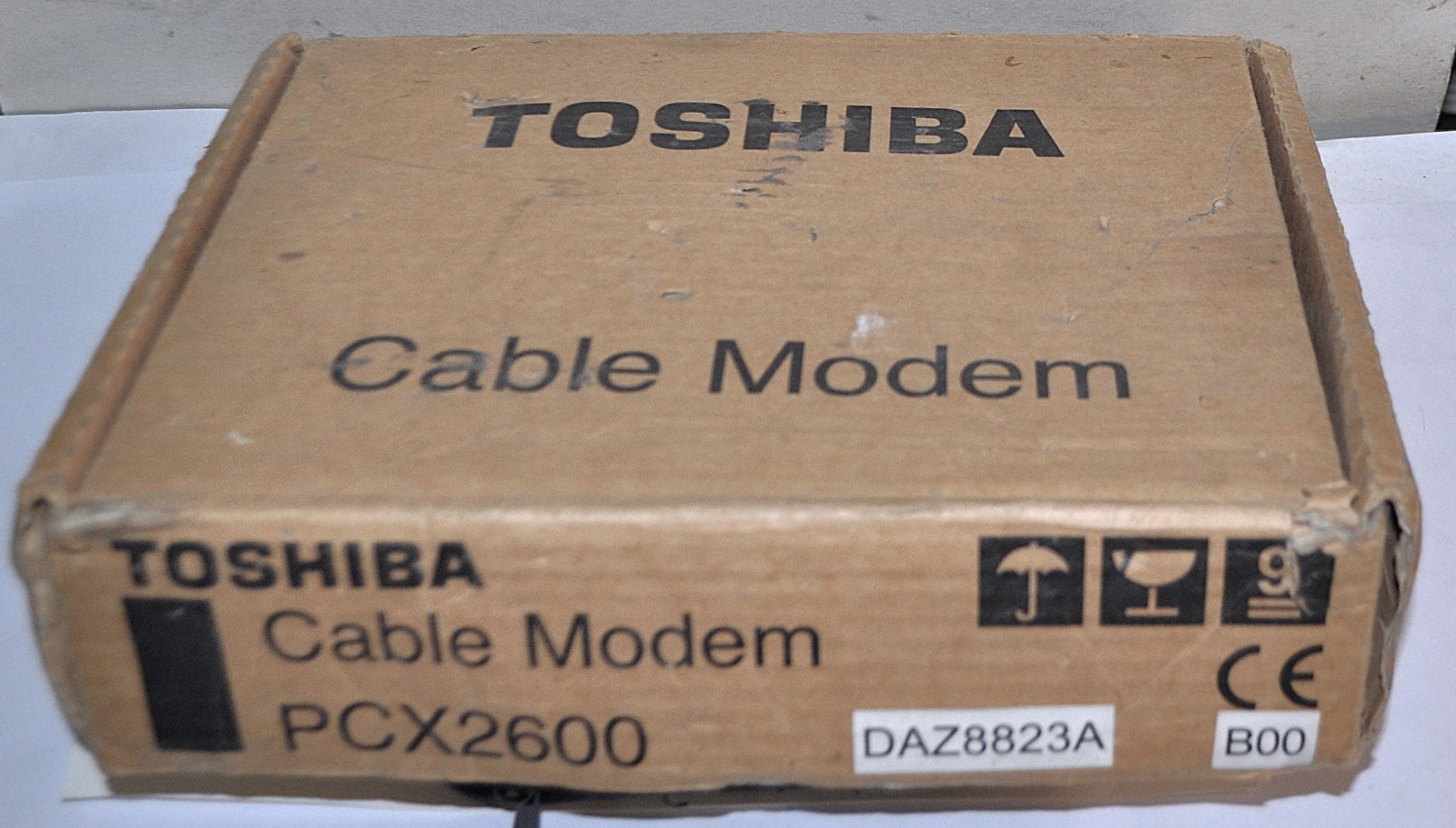 TOSHIBA CABLE MODEM PCX2600 MODEL DAZ8823A & POWER SUPPLY NEW IN OPEN BOX