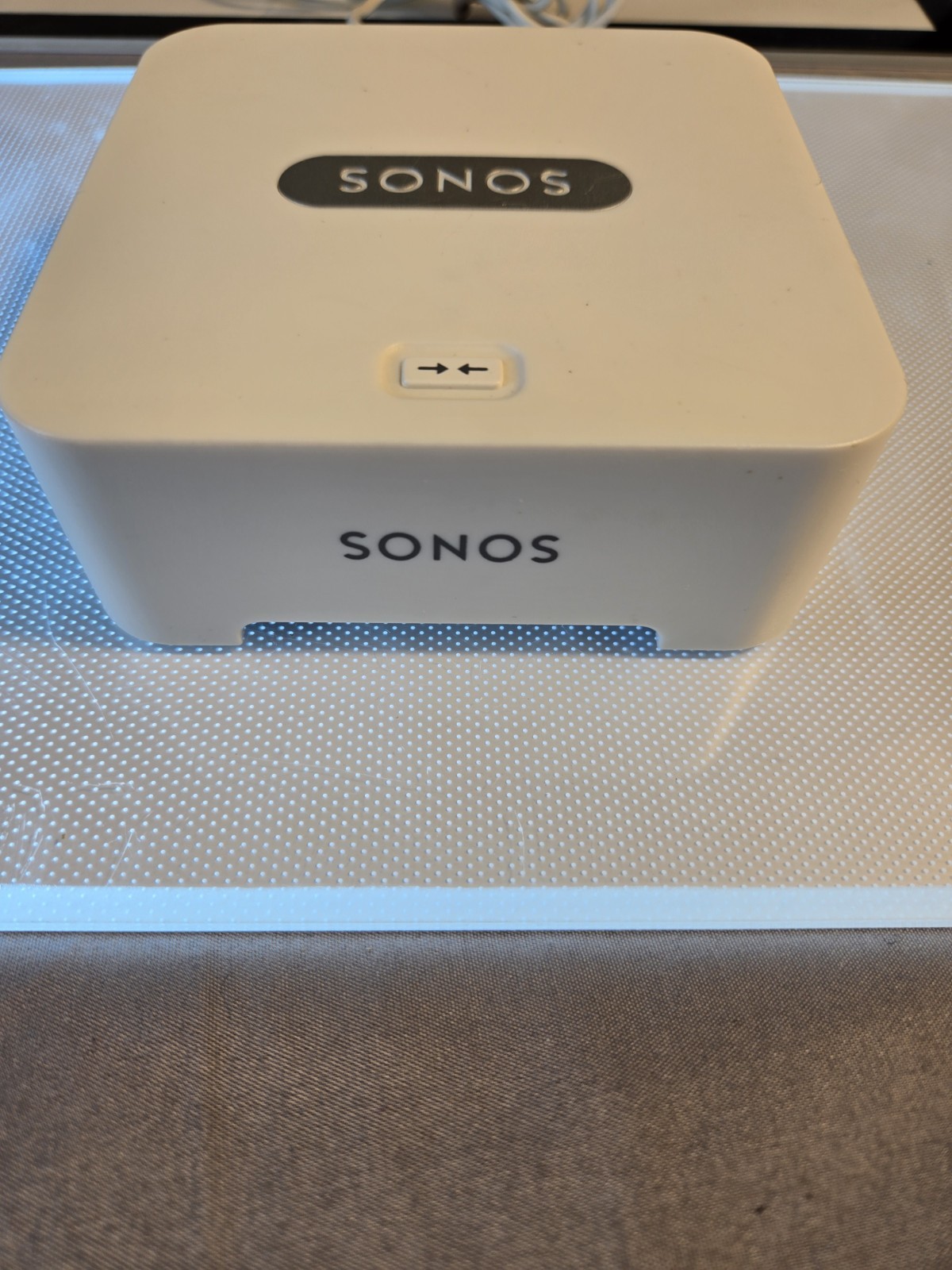 Sonos BRIDGE White Network Adapter Ethernet Switch 2x RJ-45 200 Mbps