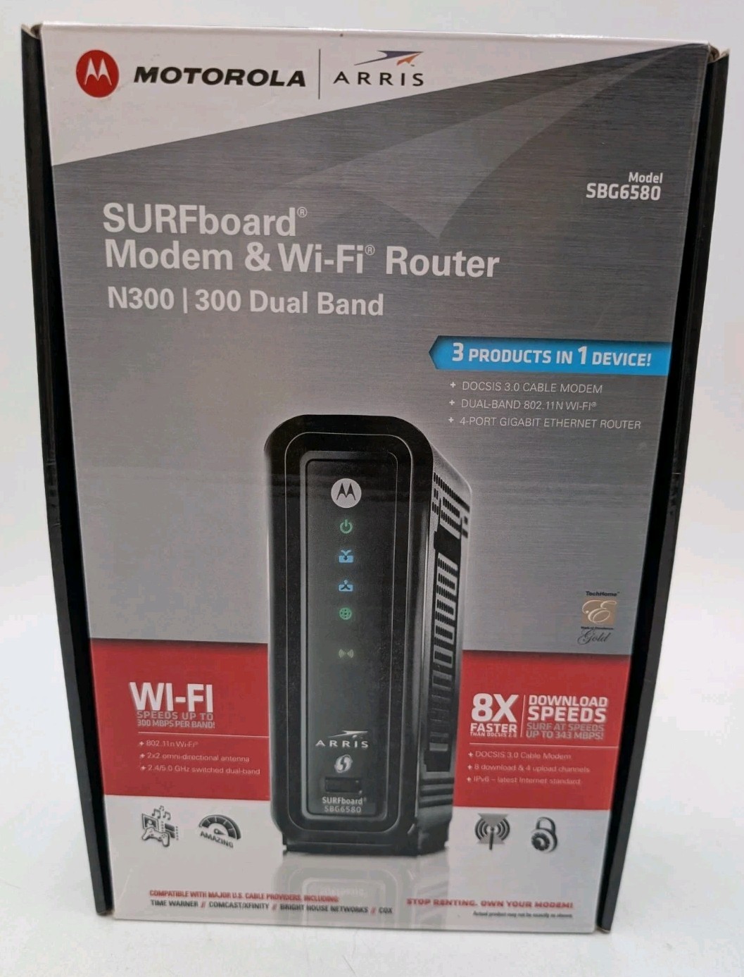 Motorola SURFboard eXtreme Wireless Modem & Gigabit Router (Model SBG6580)