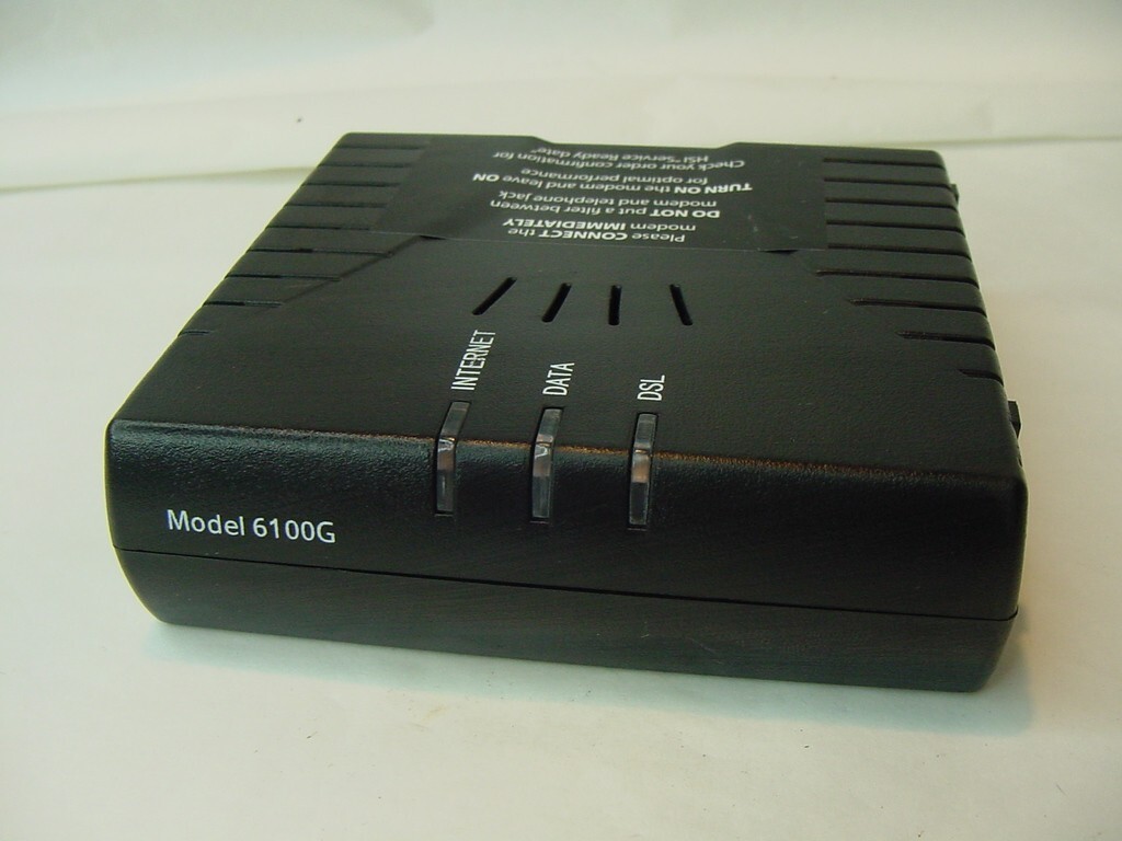 WESTELL DSL MODEM ADSL2 MODEL 6100G G90-610015-20 – NO POWER CORD INCLUDED