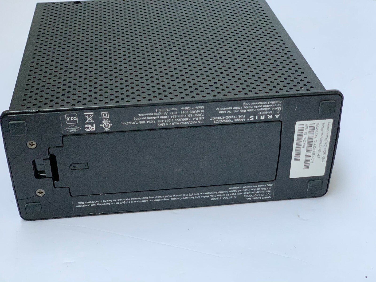 Arris TG862G/CT Modem Router Comcast Xfinity – AS-IS PARTS