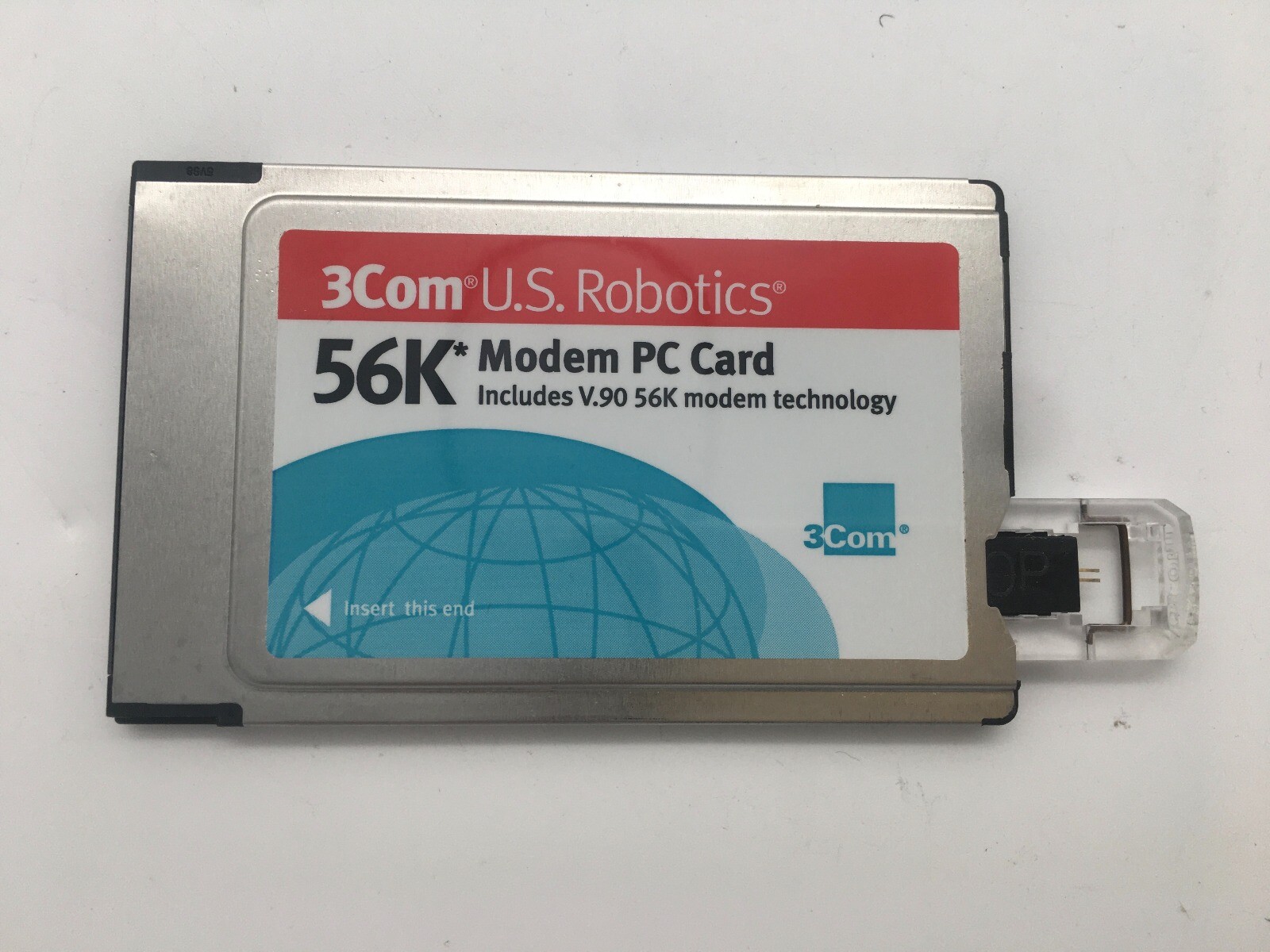 3COM USROBOTICS 56K MODEM PC CARD, MODEL 3056, V.90 56K