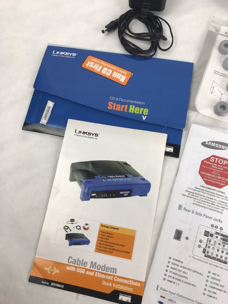 LINKSYS ETHERFAST CABLE MODEM BEFCMU10 VER 2 Excellent Condition