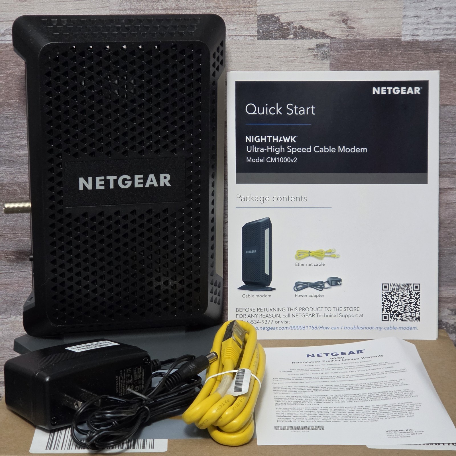 NETGEAR Nighthawk CM1000v2 Gigabit DOCSIS 3.1 Cable Modem Power Supply