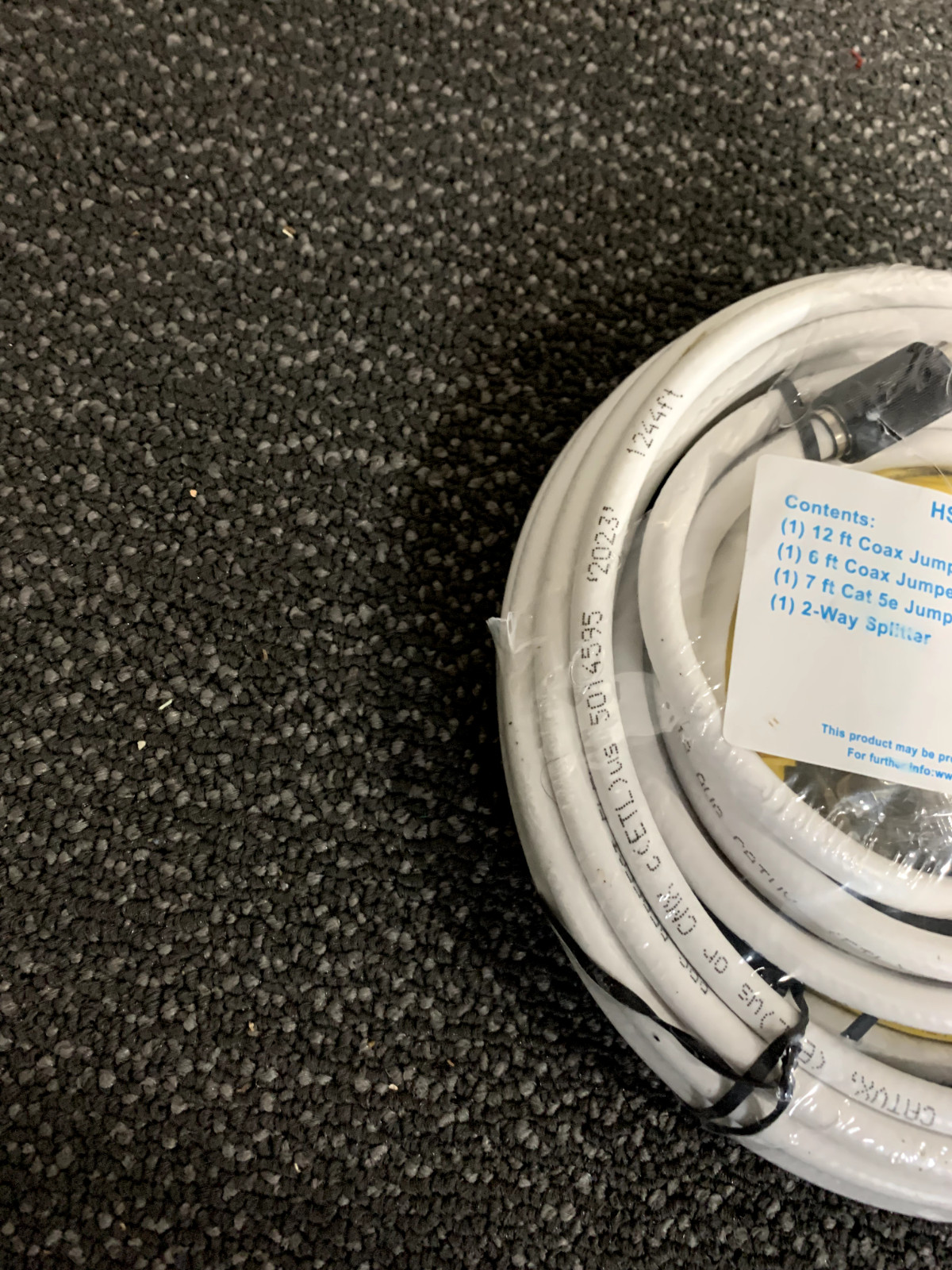 PPC HSD Kit Coax Jumper Size 12-Ft