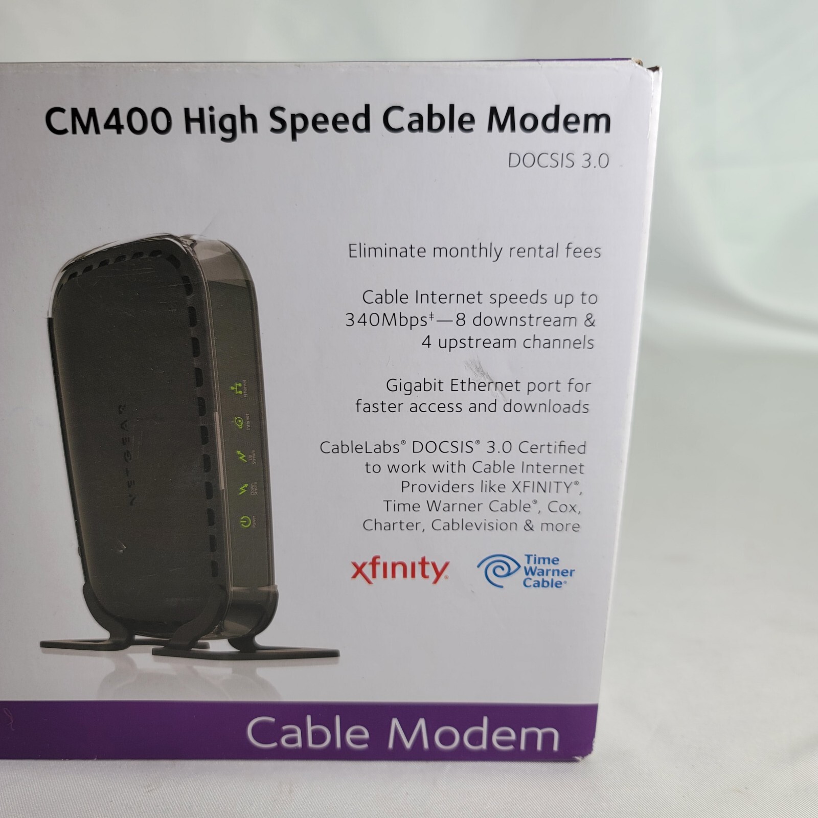 NETGEAR CM400 HIGH SPEED CABLE MODEM