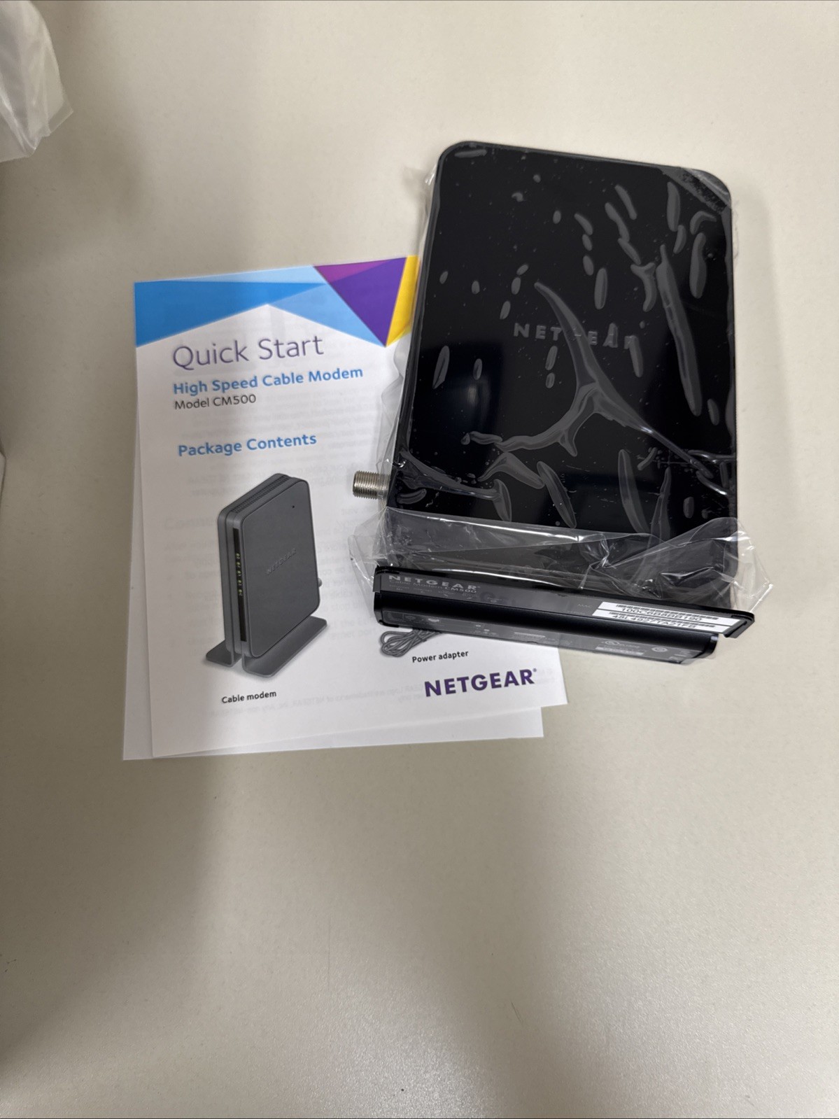 Netgear Model CM500 High Speed Cable Modem Speed Up to 680 Mbps
