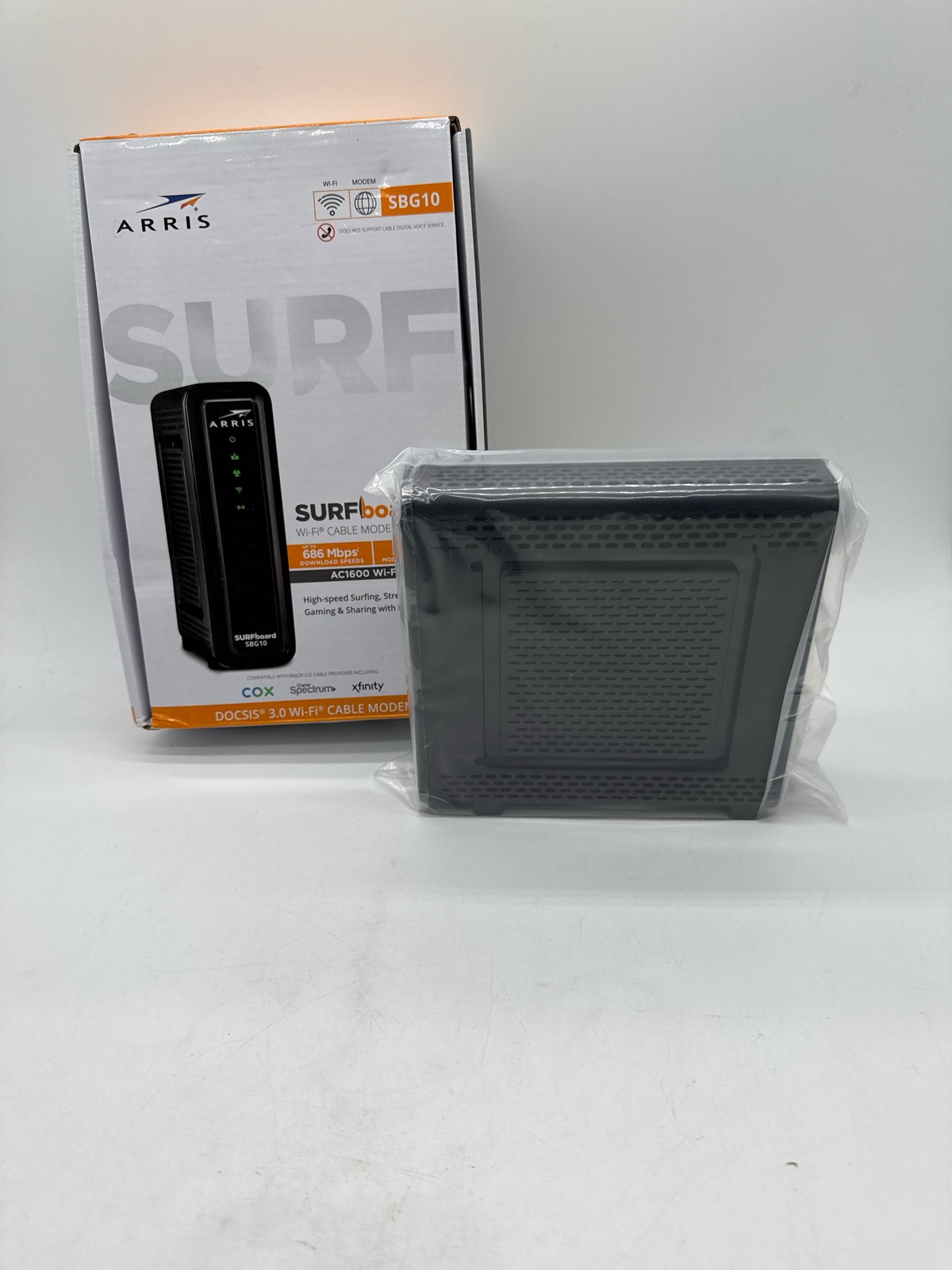 ARRIS SURFboard SBG10 DOCSIS 3.0 Cable Modem Router AC1600 Gigabit Black (6)