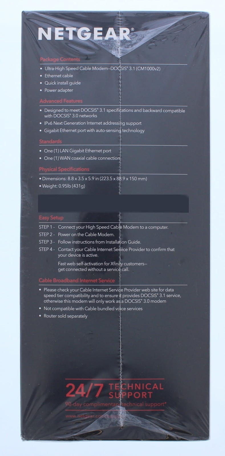 Netgear CM1000 Ultra High Speed Cable Modem