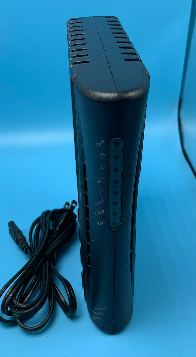 ARRIS TM602G/115 Touchstone Telephony Modem w/ Power Cord NO BATTERY