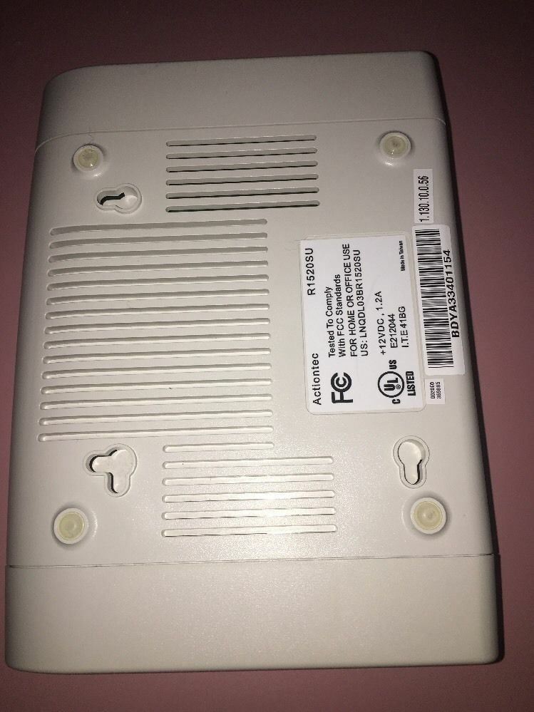 Actiontec Wireless-Ready Dsl Gateway Model R1524SU