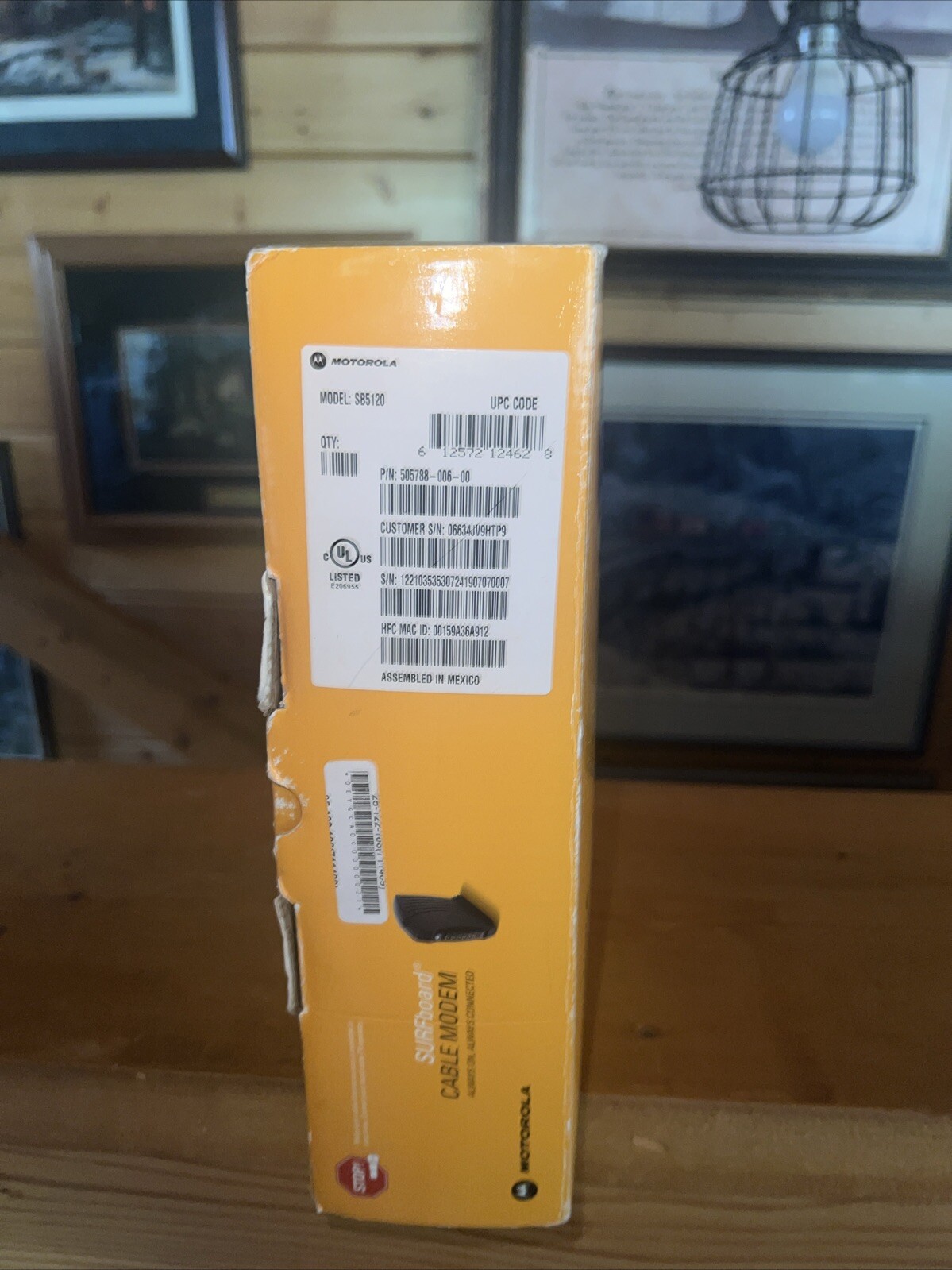 Motorola SURFboard SB5120 (505788-006-00) 38.91 Mbps. New Open Box