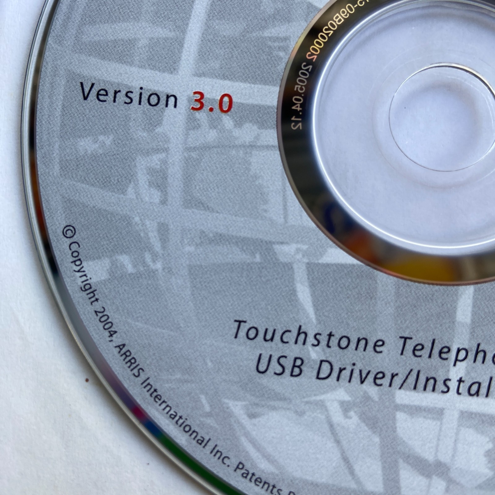 Arris Touchstone TM402 Version 3.0 Modem USB Drivers 2004 Install CD Vintage