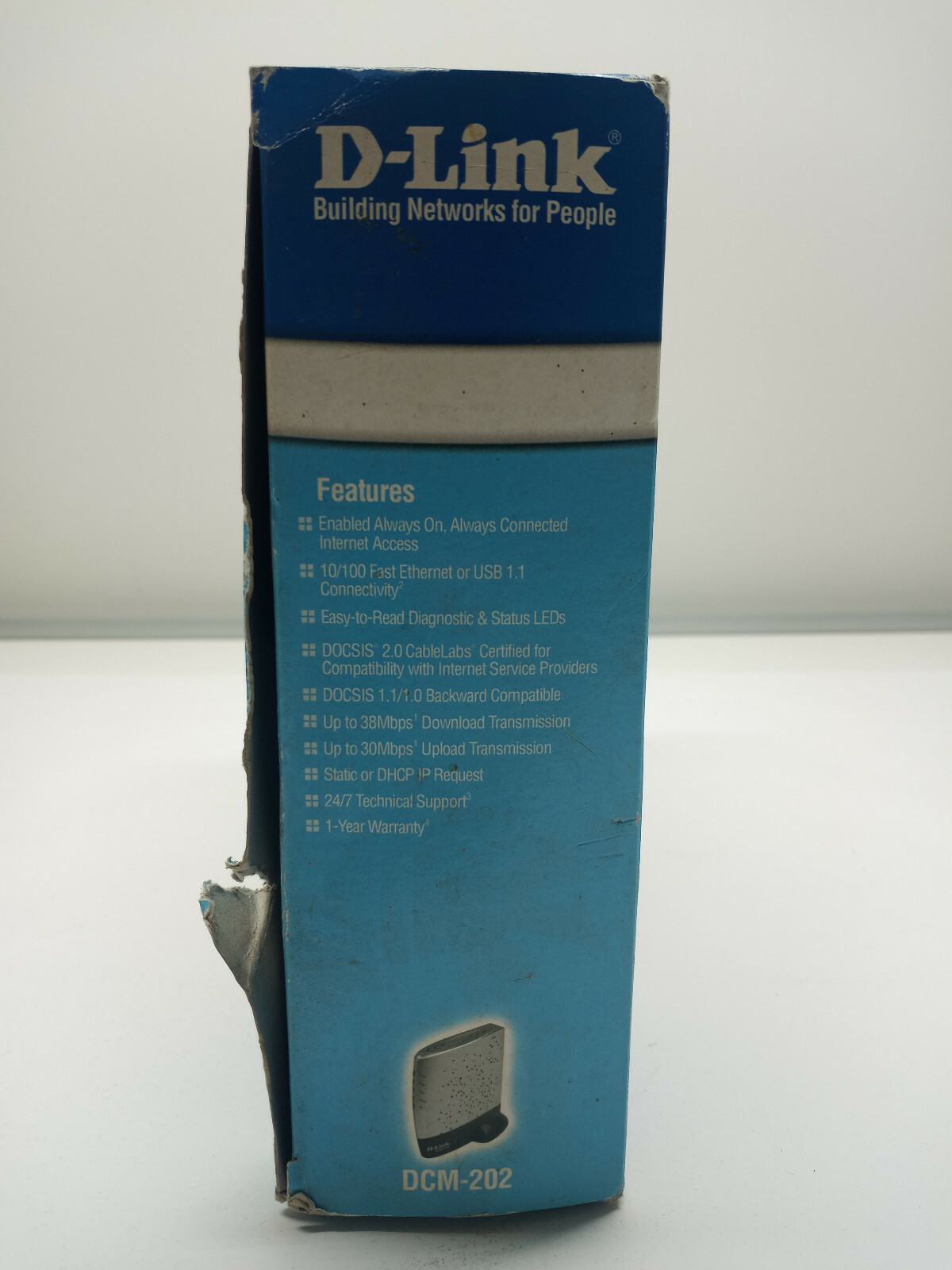D-Link DCM202 DOCSIS 2.0 Ethernet High Speed Cable Modem BCM-202