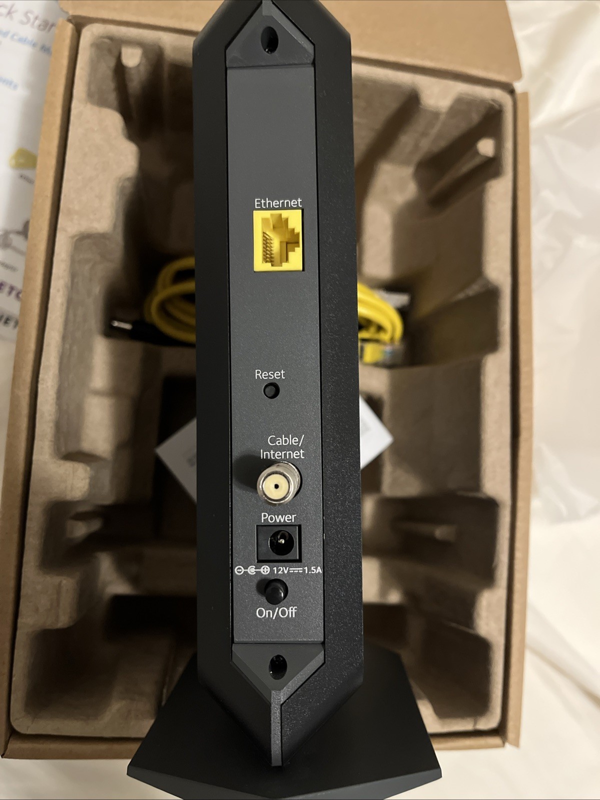NETGEAR CM600 HIGH SPEED CABLE MODEM DOCSIS 3.0 XFINITY SPECTRUM COX MAC
