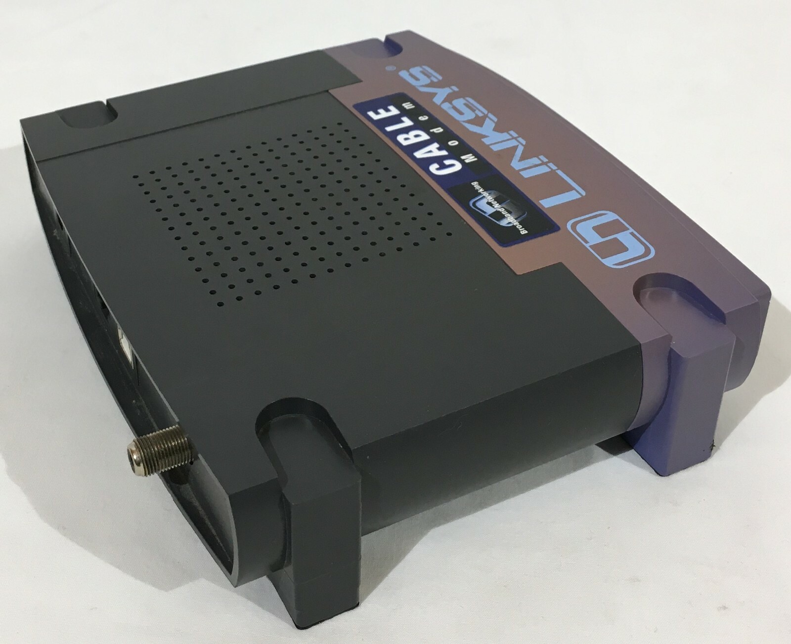 Linksys Cable Modem Model BEFCMU10 v2 with Ethernet & Cable Ports Tested Working