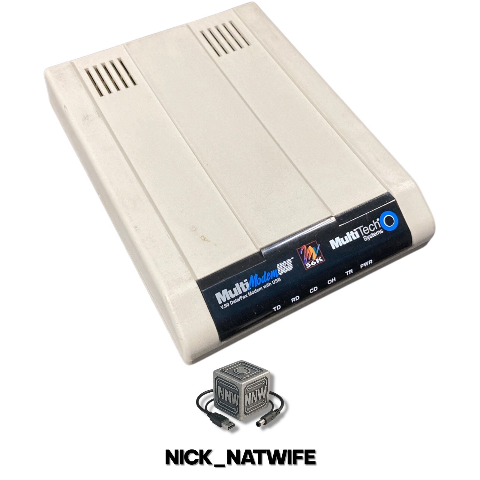 MultiTech MultiModem MT5634ZBA-USB-V92 56K USB Data Fax Modem