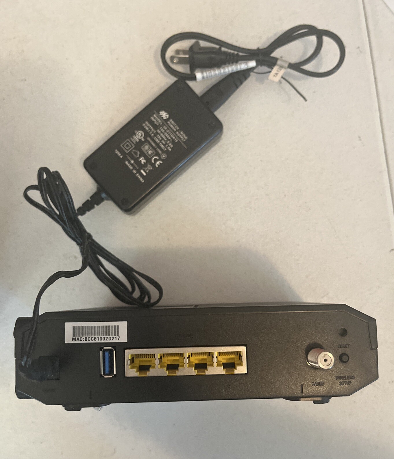 Cisco DPC3825 DOCSIS 3.0 Gateway Modem Router – Cox Communications