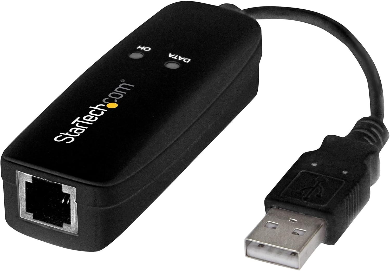 StarTech USB 2.0 Fax Modem 56K V.92 External Dial Up Adapter Dongle TAA