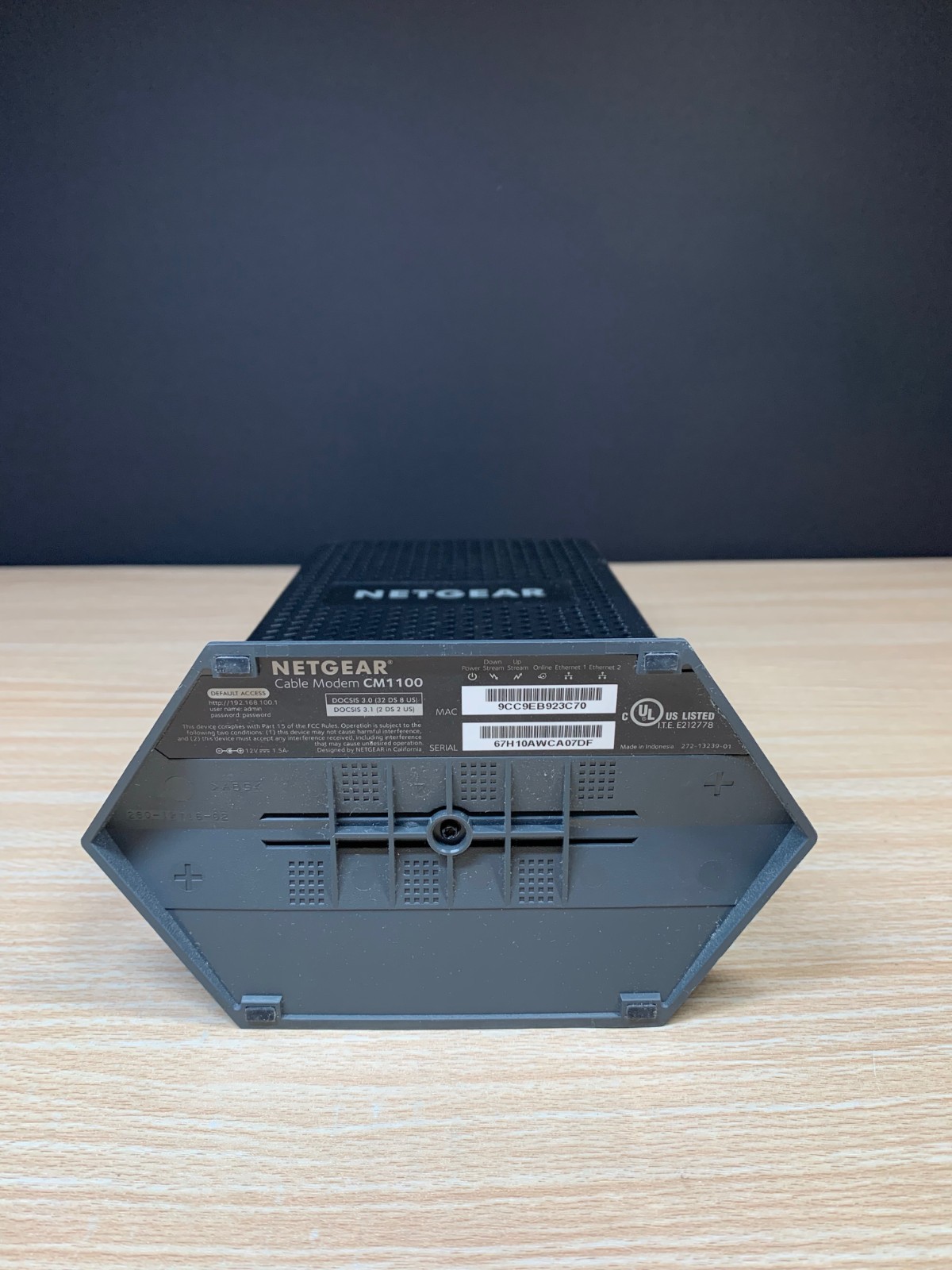 New Netgear Nighthawk Multi-Gig Speed Cable Modem CM1100