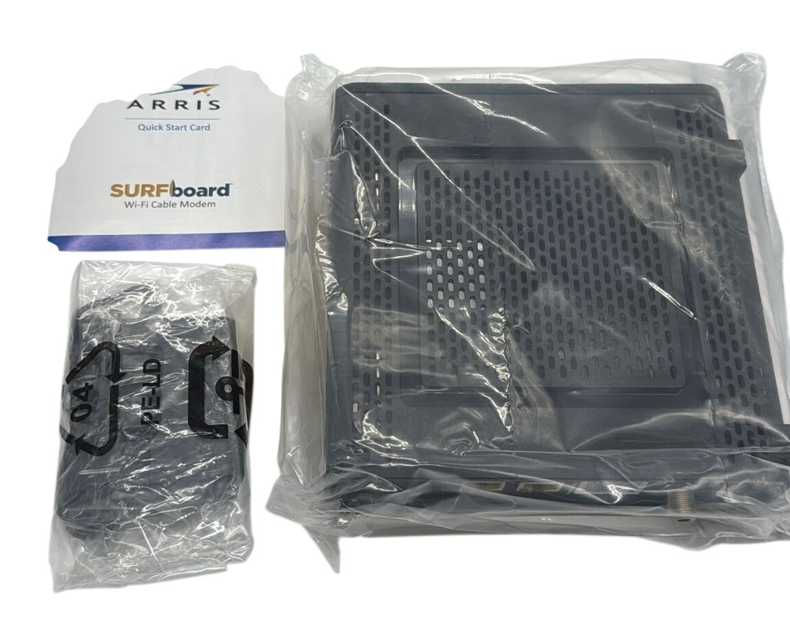ARRIS SBG10 SURFboard AC1600 Dual-Band Cable Modem Router Black NEW Open Box