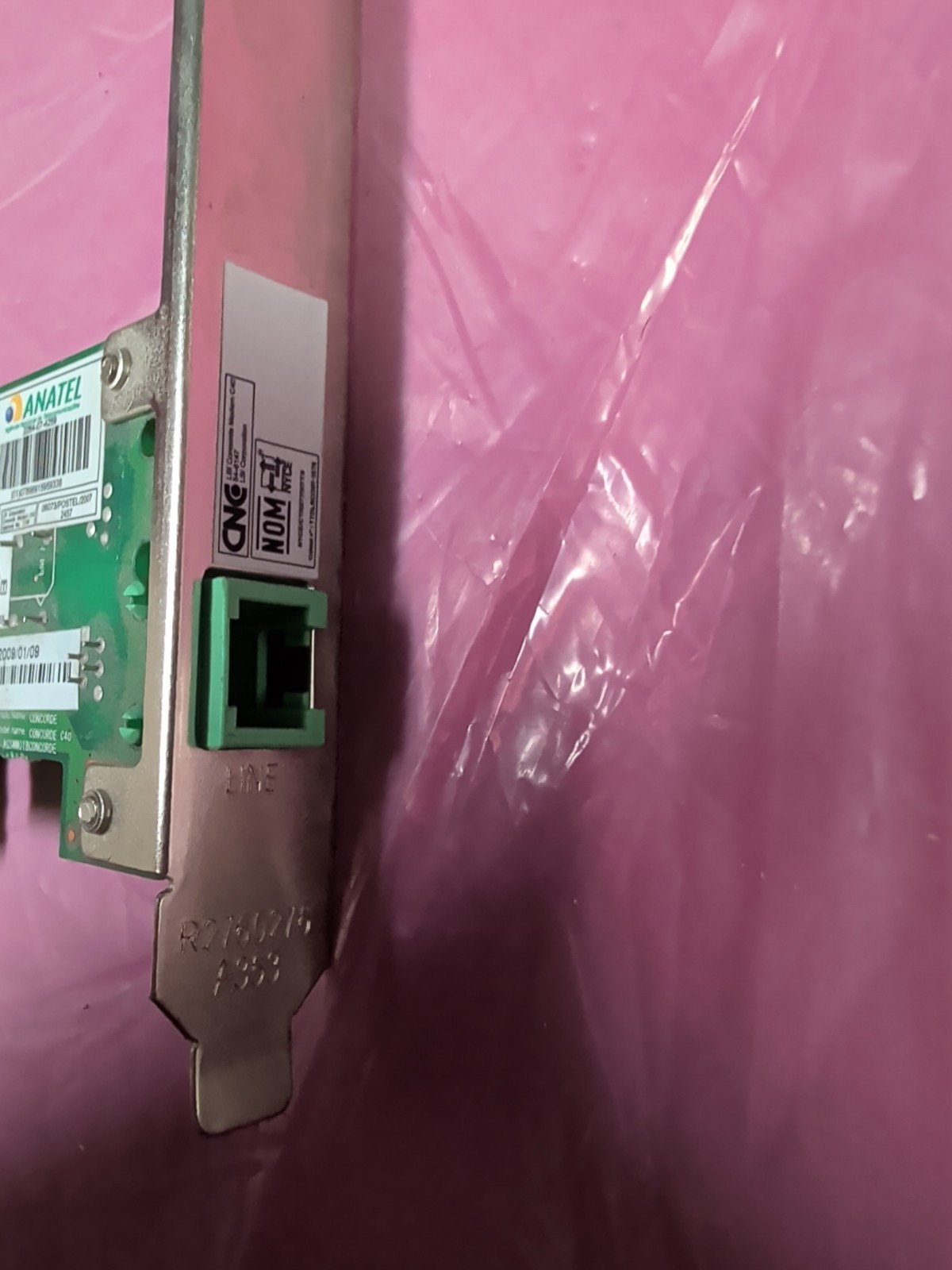 ANATEL 2264-07-4259 INTERNAL PCI-E INTERNAL MODEM NETWORK CARD