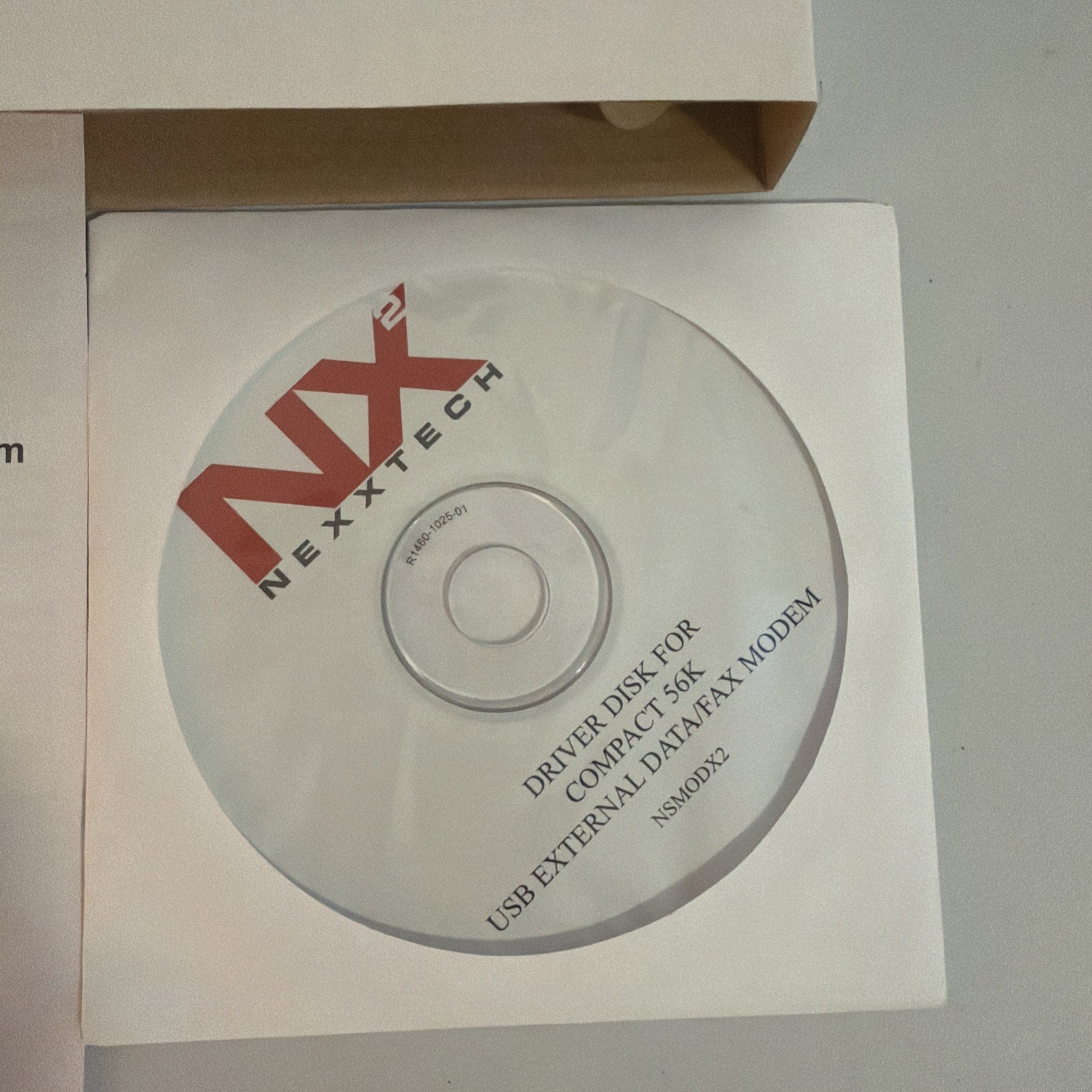 Nexxtech Compact 56K USB External Data/Fax Modem Adapter NSMODX2