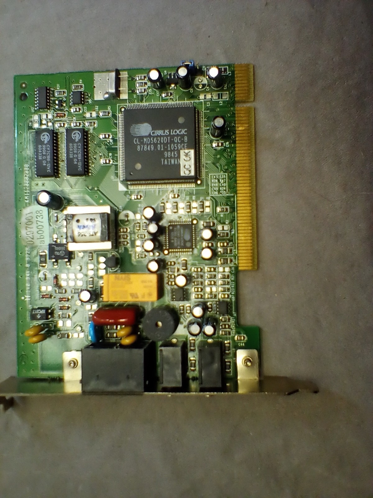 56K voice fax modem, internal V.90 standard, PCI, 91-1P-IM560C