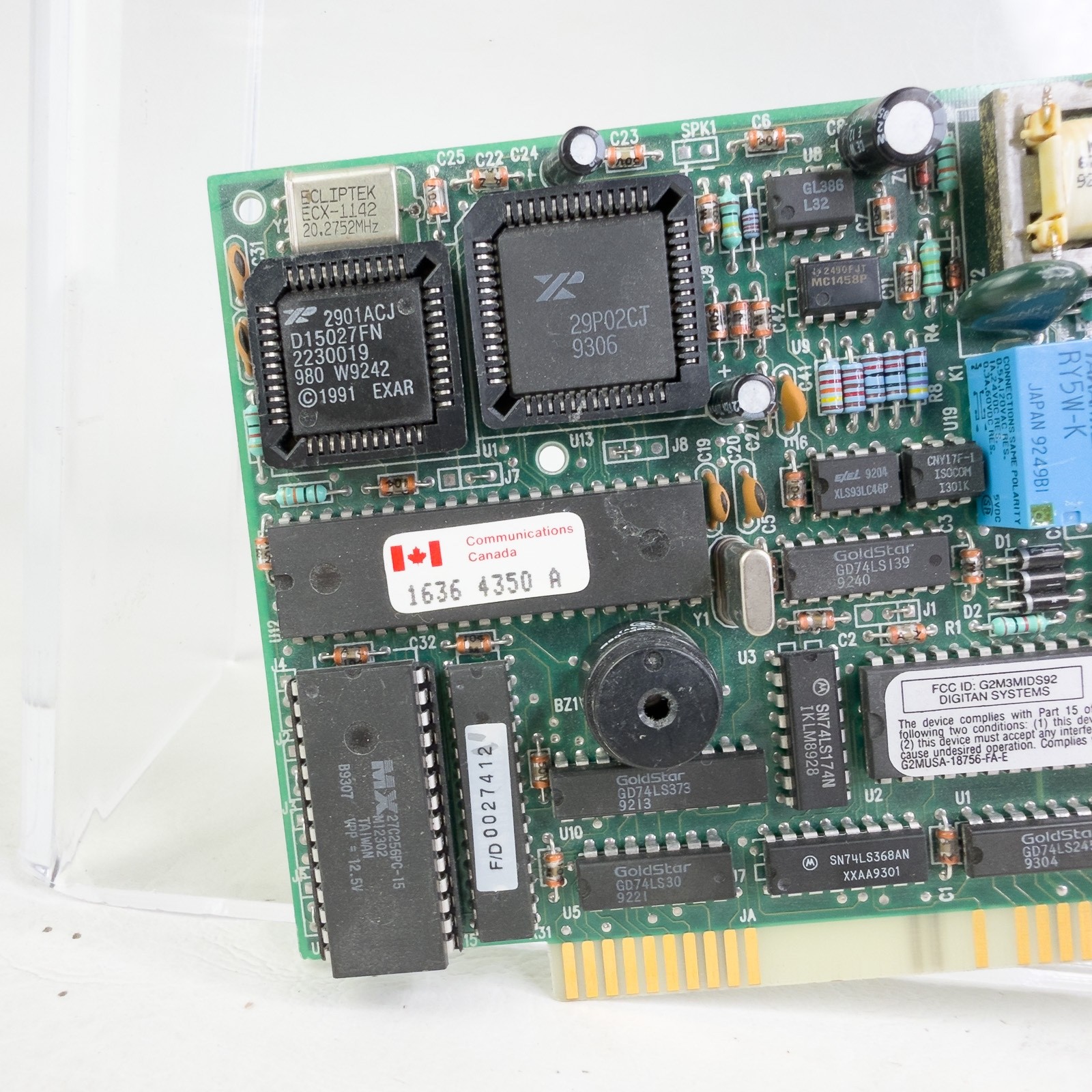 DELL 27863 ISA INTERNAL MODEM DIGITAN SYSTEMS DS92M
