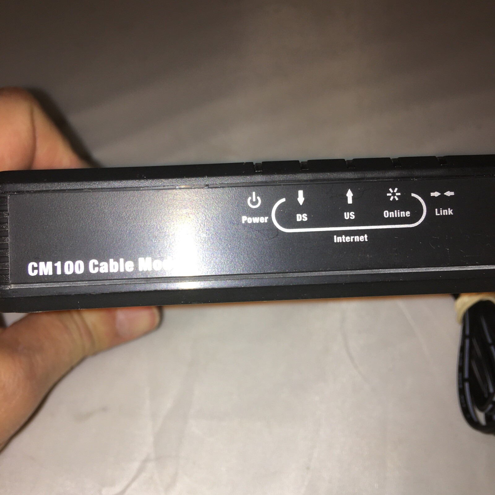 Linksys CM100 100 Mbps Cable Modem Box C9