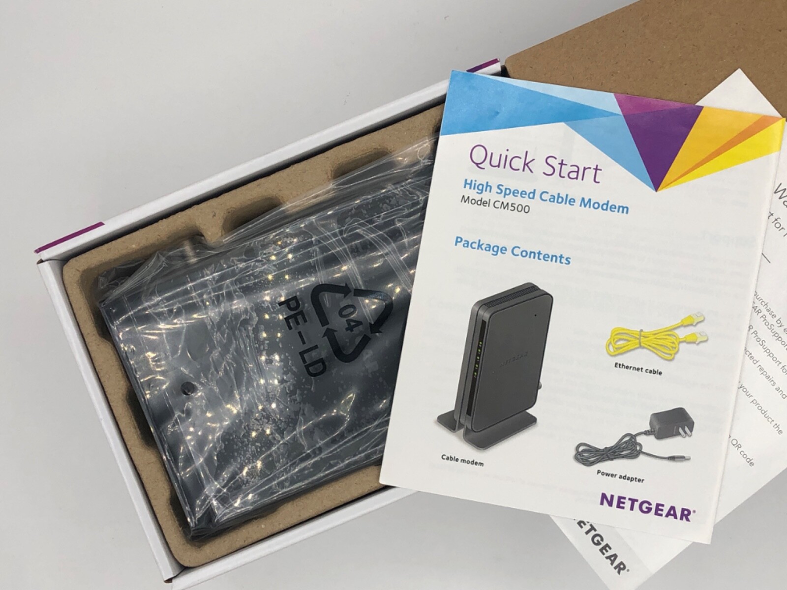 NETGEAR CM500V Cable Modem for Internet & Voice