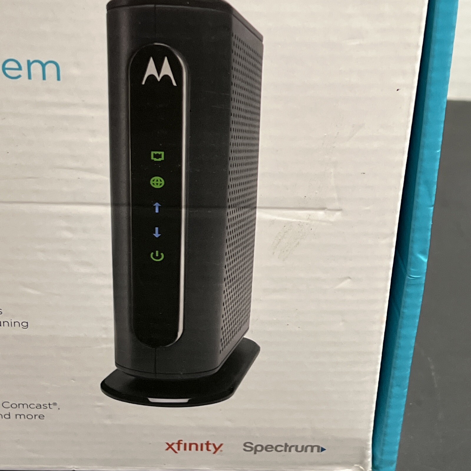 Cable Modem MOTOROLA 8×4 Model MB7220, DOCSIS 3.0 343Mbps Download