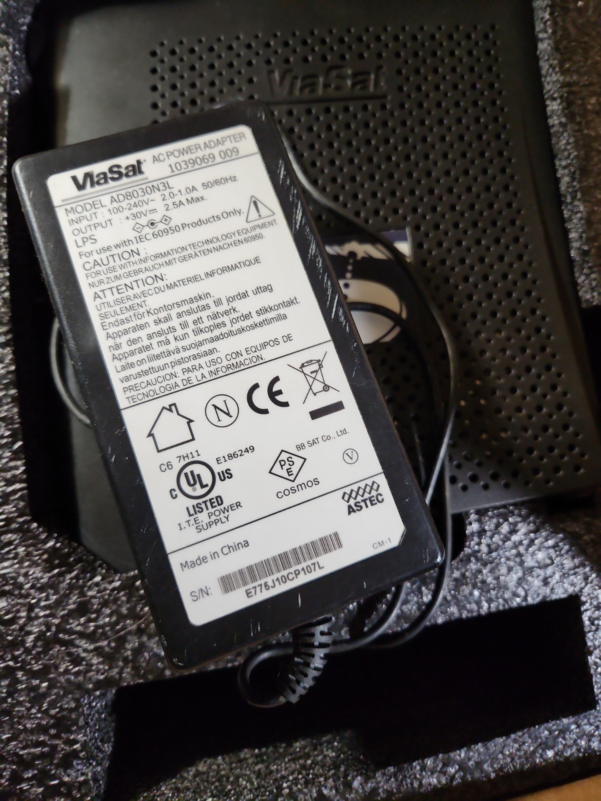 ViaSat RM4100 SurfBeam 2 Satellite Modem Radio Power Supply