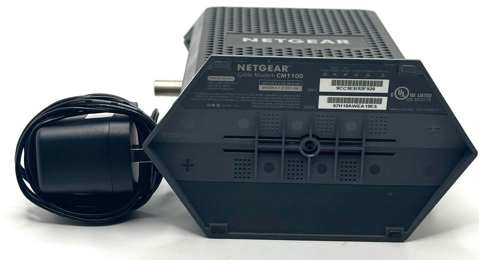 NETGEAR Nighthawk CM1100 Cable Modem