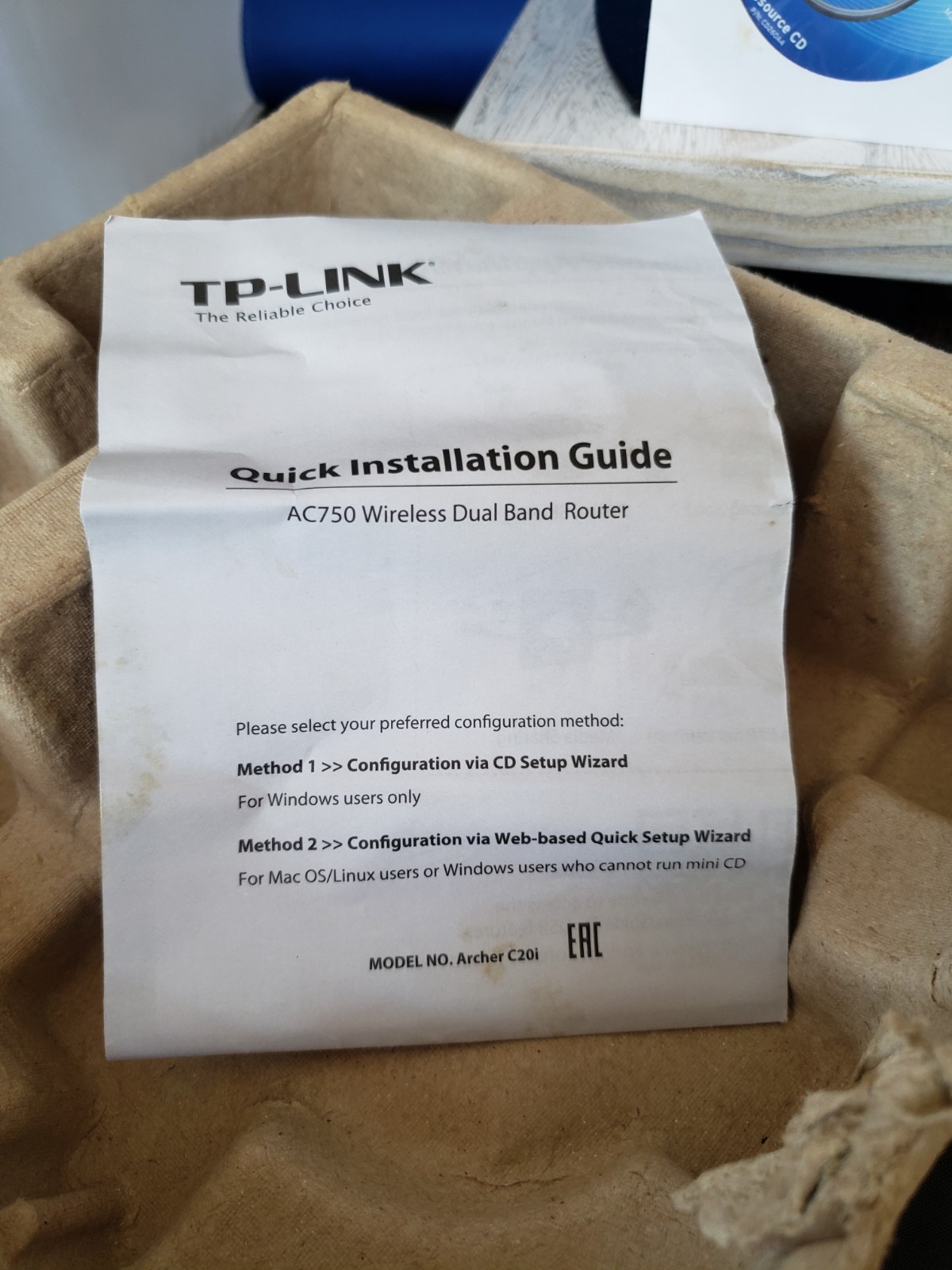 DOCSIS 3.0 Cable Moden TP-Link Modem Model: TC-7610 TC7610 ( No Cord )