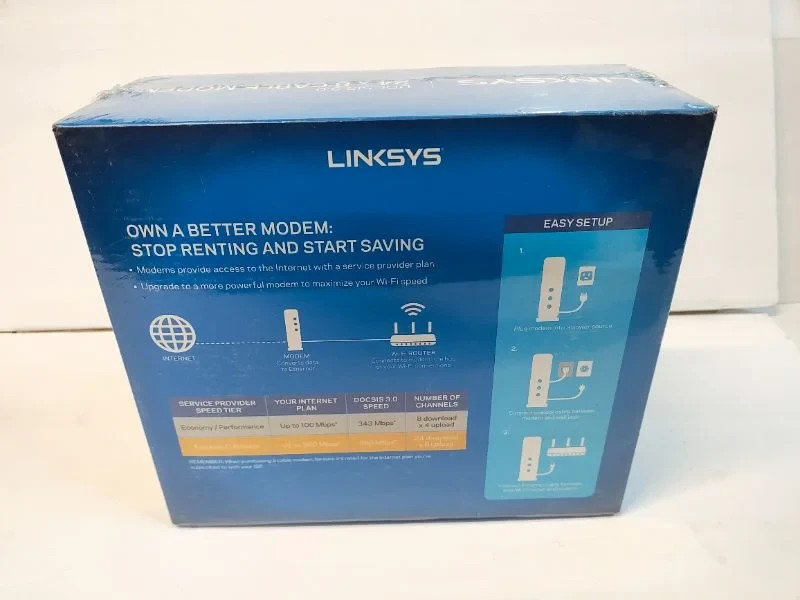 Linksys CM3024 DOCSIS 3.0 24×8 Cable Modem (6B/ B3)