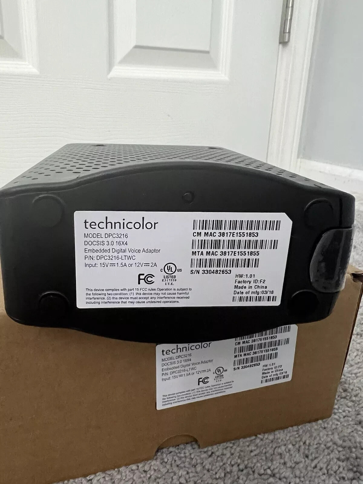 Lot of 11. Technicolor DPC3216 DOCSIS 3.0 16×4 Cable Modem