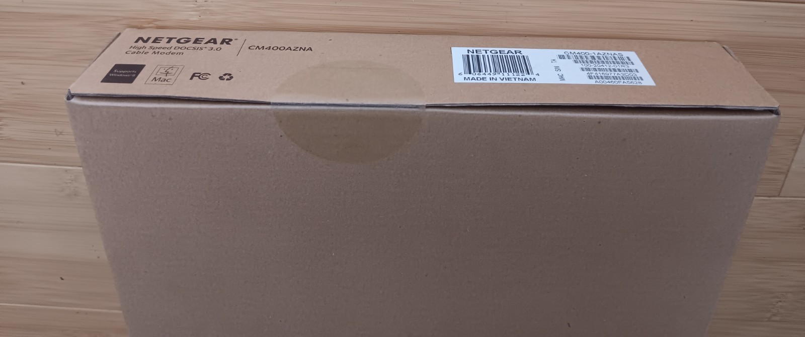 Netgear High Speed DOCSIS 3.0 Cable Modem Model CM400AZNA (Factory sealed)